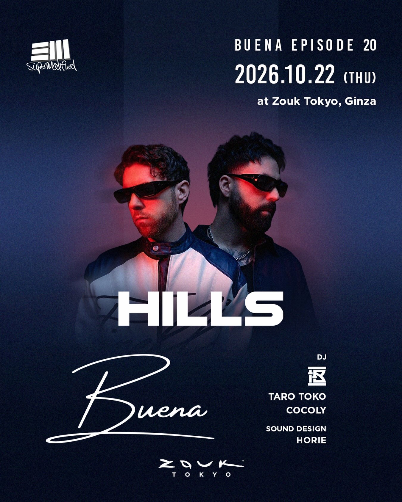 @itshillshouse is back under the mothership on THU OCT 22 at #zouktokyo alongsid