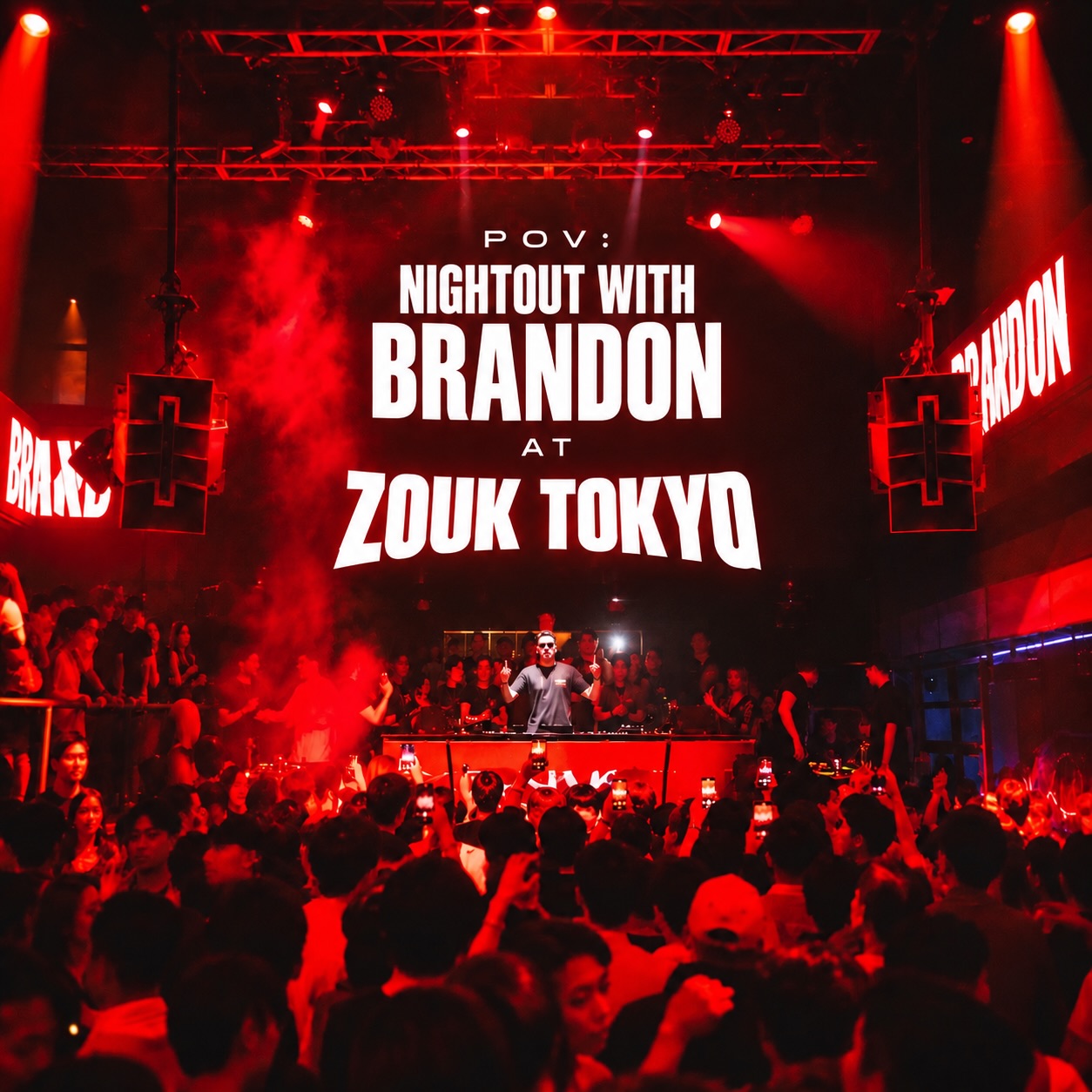 Reliving the night with @brandonsounds at Zouk Tokyo. 🔥
A packed dance floor, n