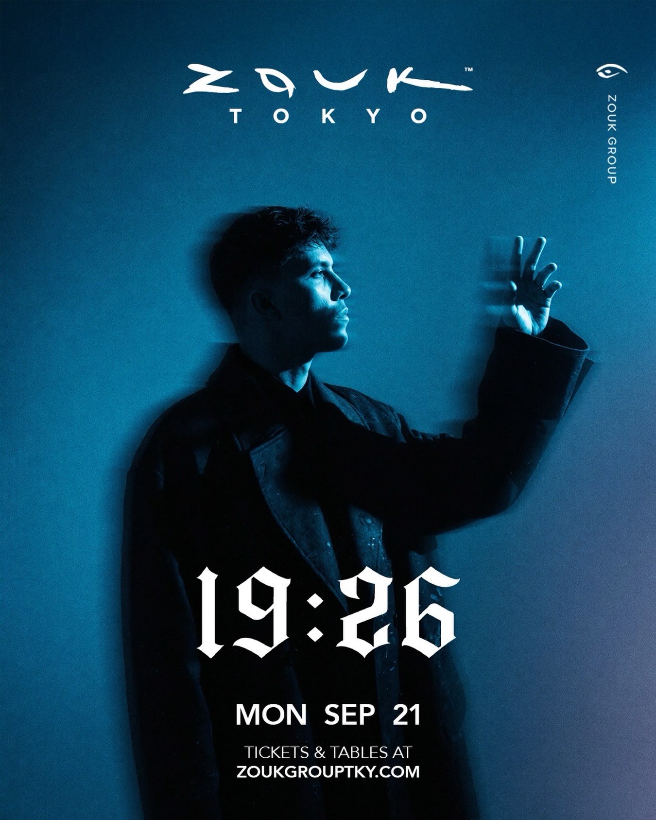JUST ADDED!! @19.26music is making their first #zouktokyo debut on MON SEP 21 ー 