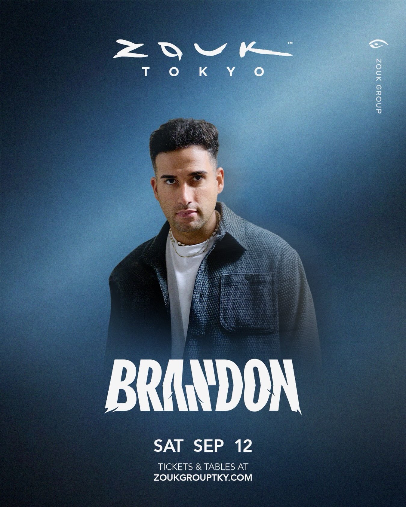 @brandonsounds is taking over the mothership ON SAT SEP 12 at #zouktokyo ー Don’t